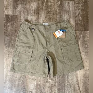 Columbia Omni-Shade Cargo Shorts Men's XL Beige Hiking Outdoor Cotton NWT